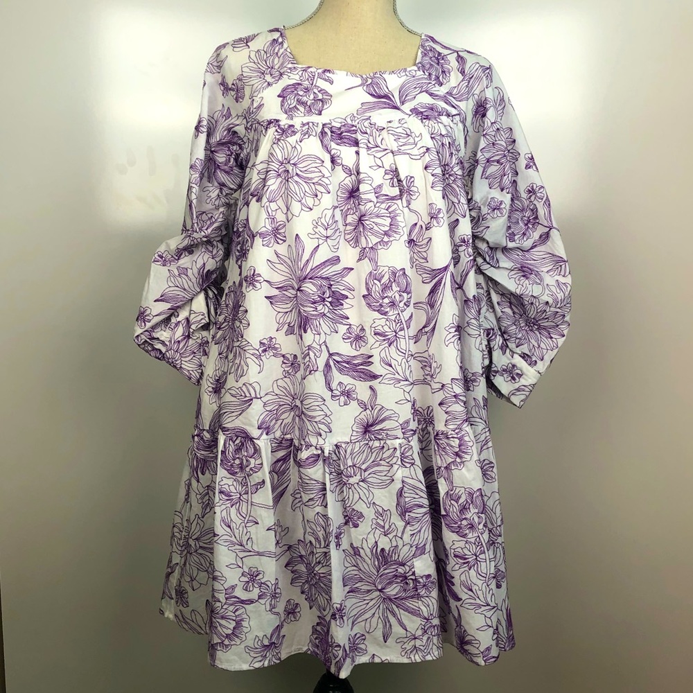 HAPPY X NATURE BY KATE HUDSON EMBROIDERED DRESS